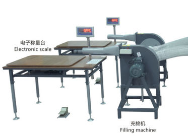 Sofa Factory Fiber Filling Machine Working Table With Scale Grey Color